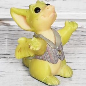 Oh Happy Day Dragon Figurine, Whimsical World of Pocket Dragons, Vintage 1996